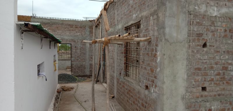 20 लाख रुपए की लागत से बन रहा है योग हाल