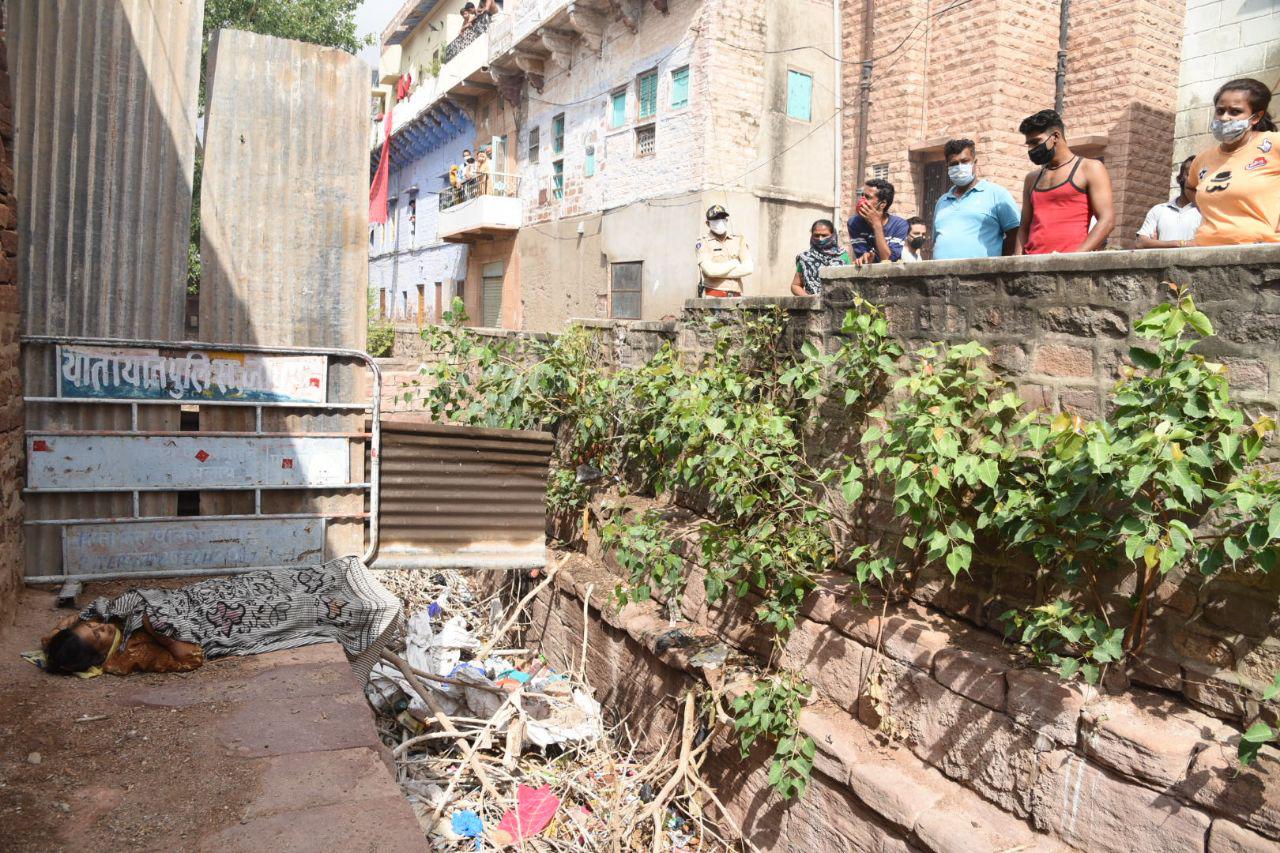 woman dead body found at gulab sagar area in jodhpur