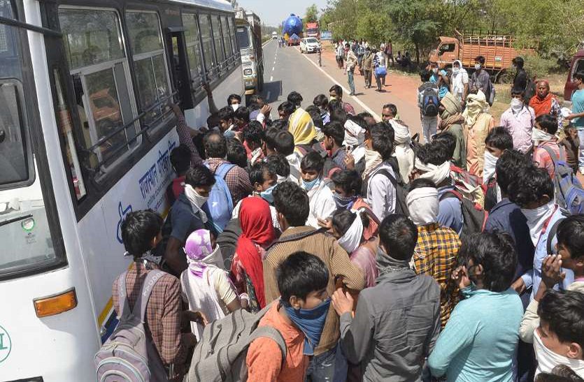 migrant laborers got registered in gwalior