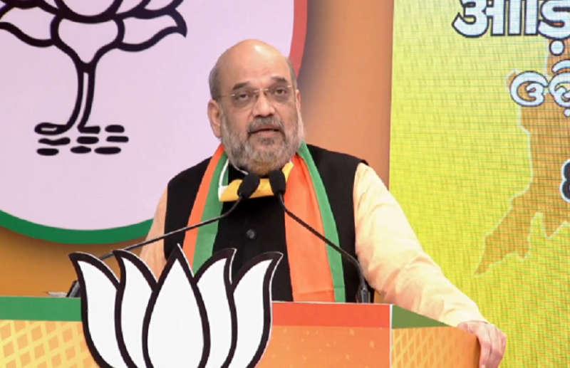 Home Minister Amit Shah ने दिल्ली से BJP Jan Samvad कर Odishaपर साधा निशाना
