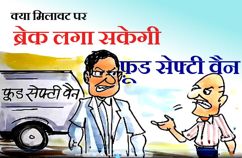 मिलावट रोकने के लिए फ़ूड सेफ्टी वैन की शुरुआत पर आम आदमी को क्या संशय है ? ,देखिए कार्टूनिस्ट लोकेन्द्र की नजर से