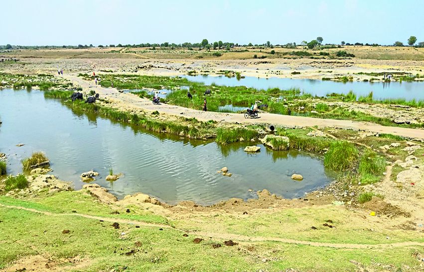 पार्वती नदी पर रपट