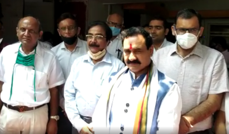 मंत्री डॉ नरोत्तम मिश्रा ने रोजगार संवर्धन के लिए उद्योगपतियों से की चर्चा