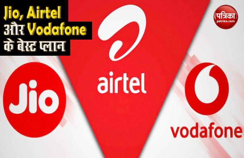 Best Jio, Airtel, Vodafone Plan With 1.5GB Per Day Data