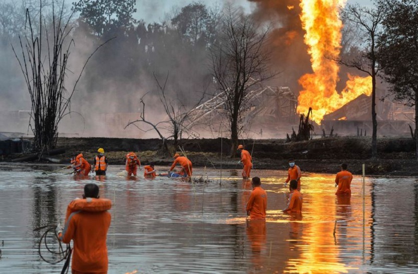 असम में तेल के कुए में आग जारी, विशेषज्ञों ने केंद्र को सौंपी रिपोर्ट