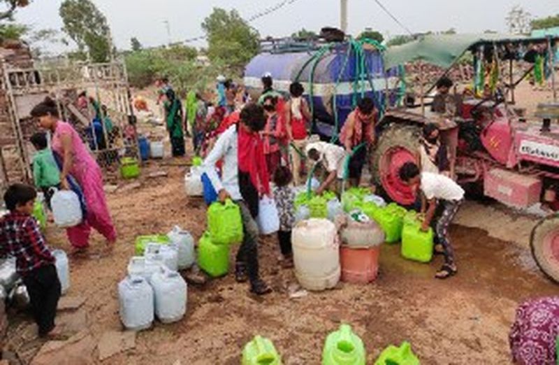 मंडाना क्षेत्र में पानी की समस्या