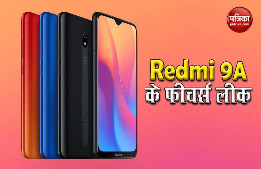 Redmi 9A launch date, Specifications, Price, Battery, Details leaked