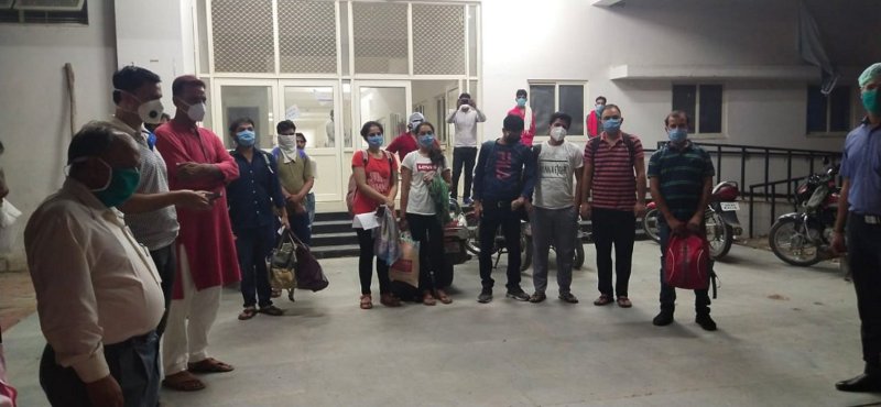 बैंक के 9 कर्मचारी कोरोना मुक्त, दो का चल रहा उपचार