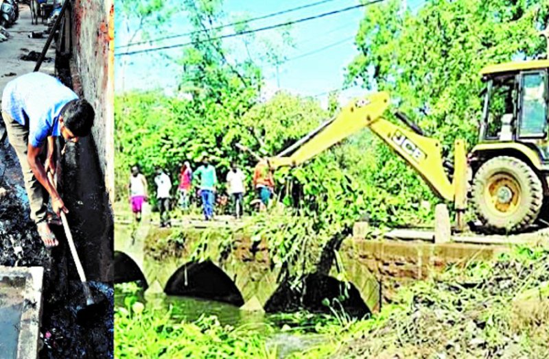 Cleanliness campaign completed in first phase to save drains from rains
