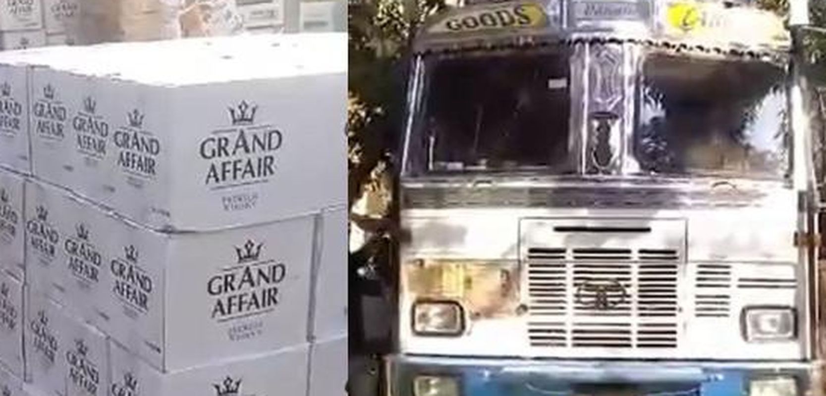 अवैध शराब ले जाने के लिए ट्रक के केबिन में बनाया स्पेशल बॉक्स, दो गिरफ्तार