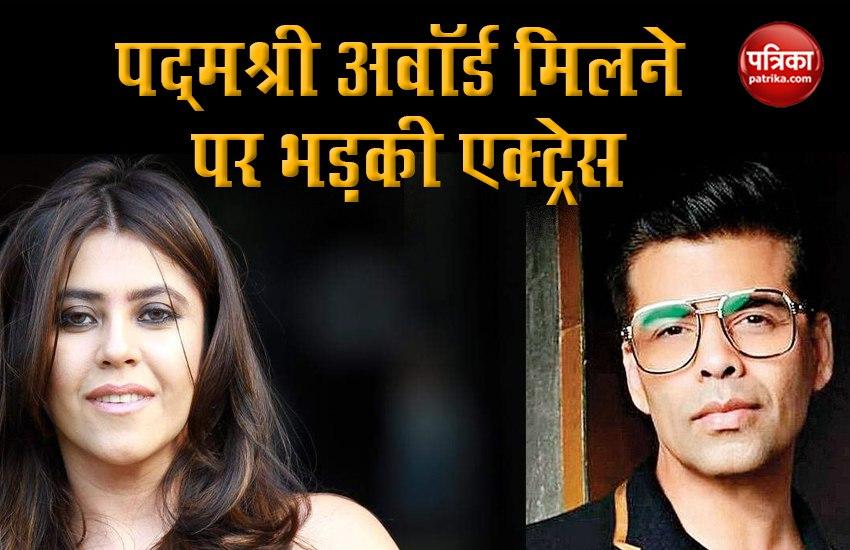 Ekta Kapoor And Karan Johar Will Get Padma Shri Award
