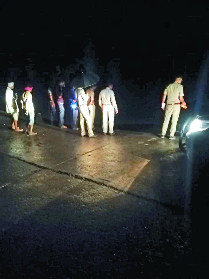 Father and son drown in rain water, father dies