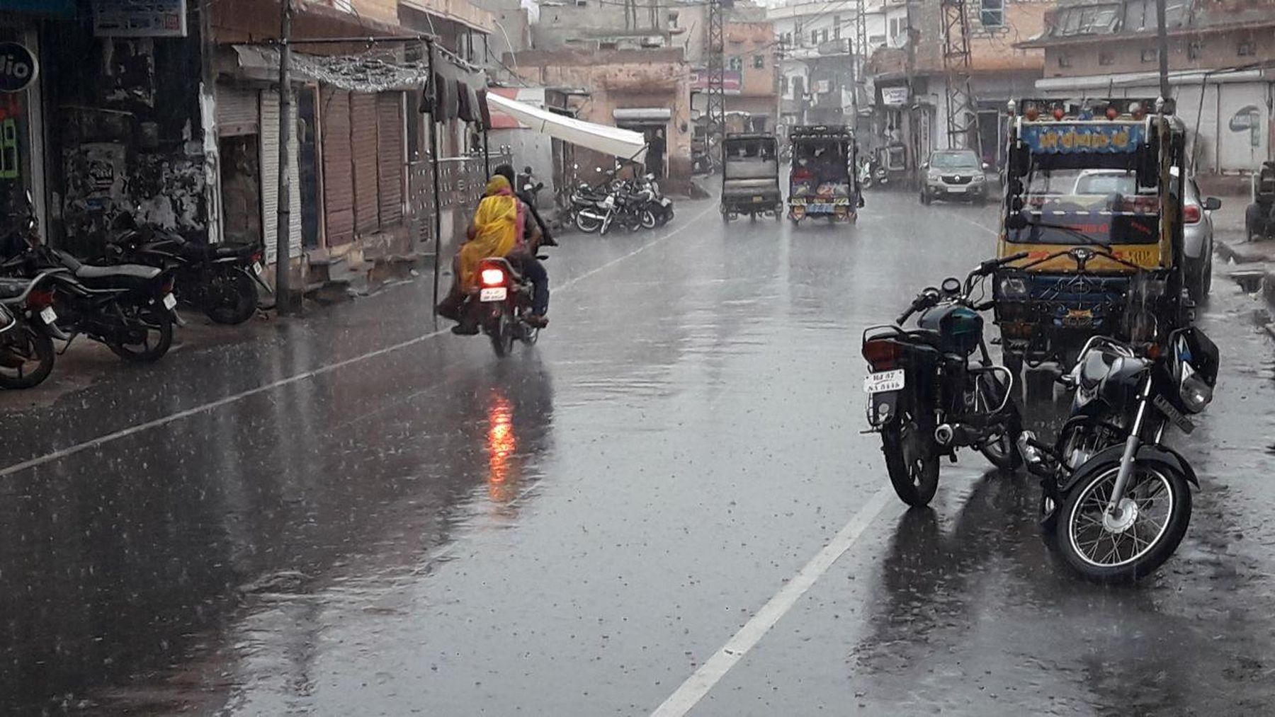 First monsoon rains in Nagaur