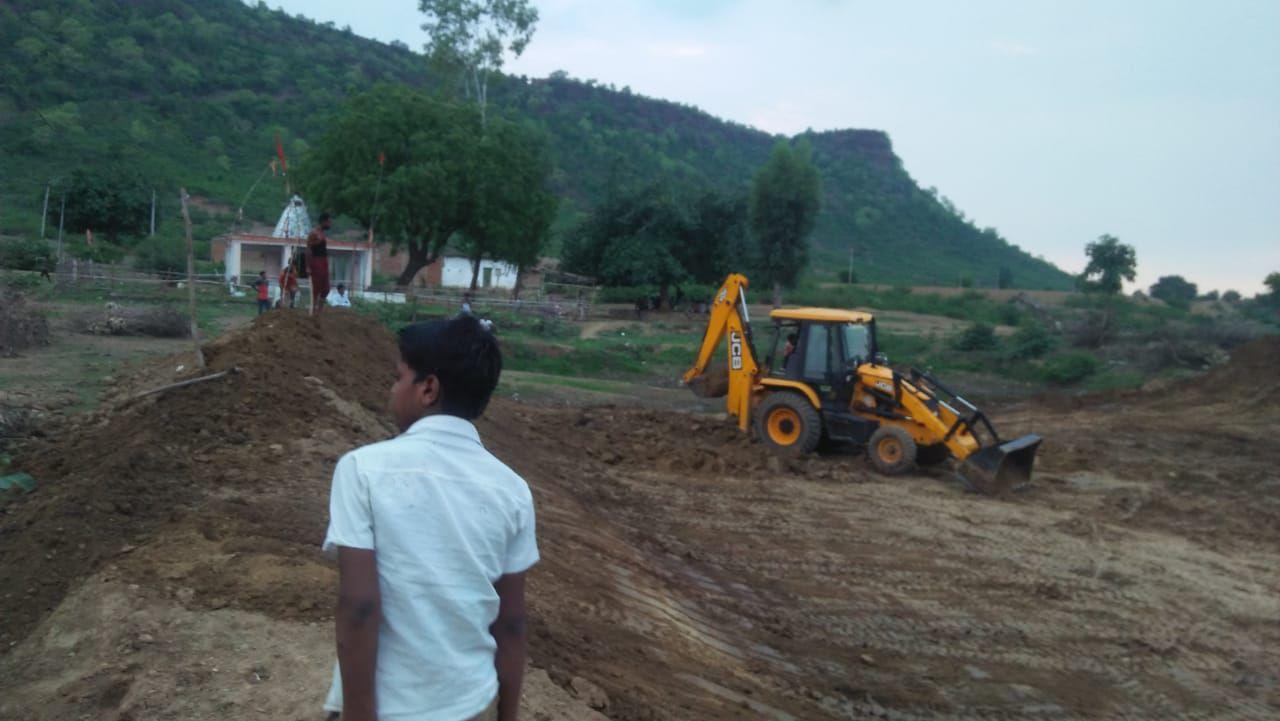 Gram Panchayat Secretary's arbitrariness in MNREGA construction