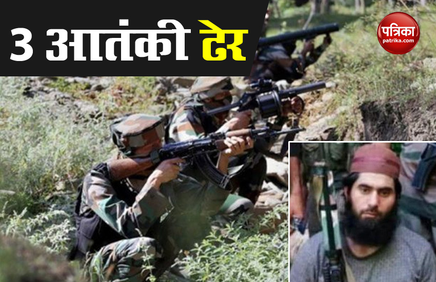 Jammu Kashmir: Encounter in Anantnag Three Terrorists Killed