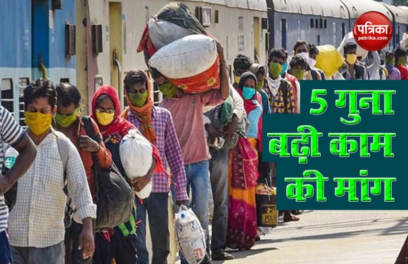 work demand in mnrega