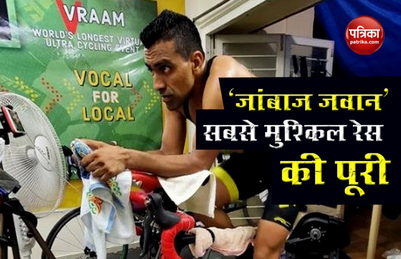 Army officer complete world toughest cycle race