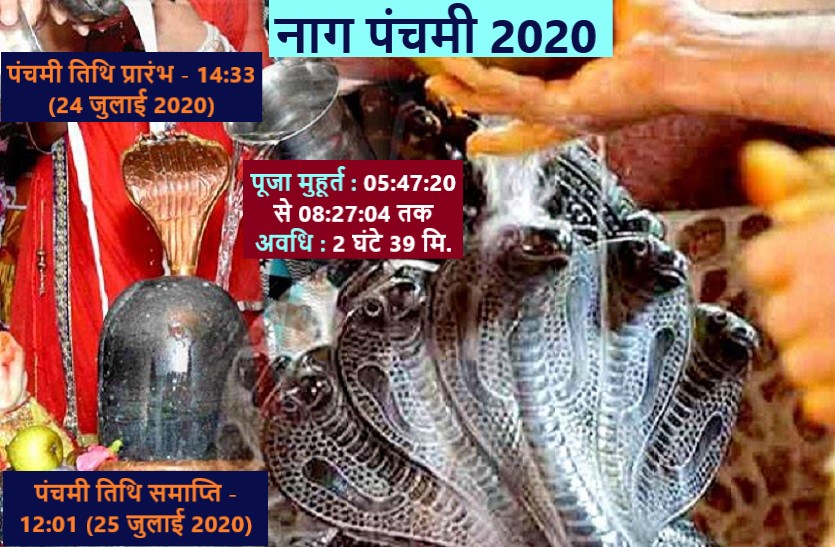 nag panchami date 2020 : Puja Vidhi, shubh Muhurat and Importance