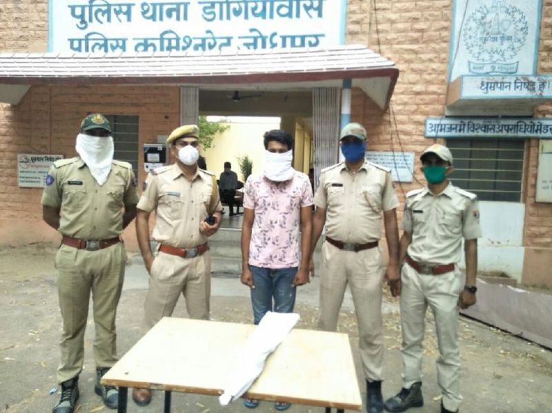 जेल भेजते ही आरोपी फिर गिरफ्तार