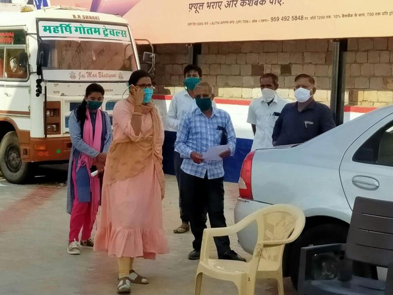 Corona Positive case in Balesar