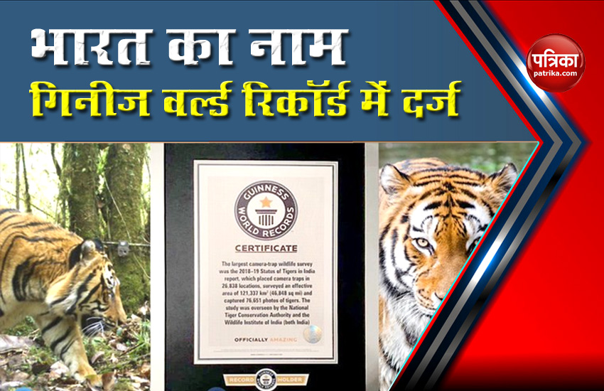 India in Guinness Book of World Records for largest ever camera trap wildlife survey