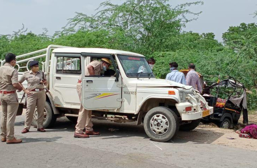 6 people died accident in sirohi