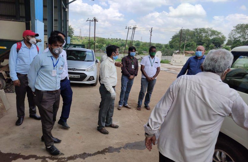 State coordinator inspected msw plant katni