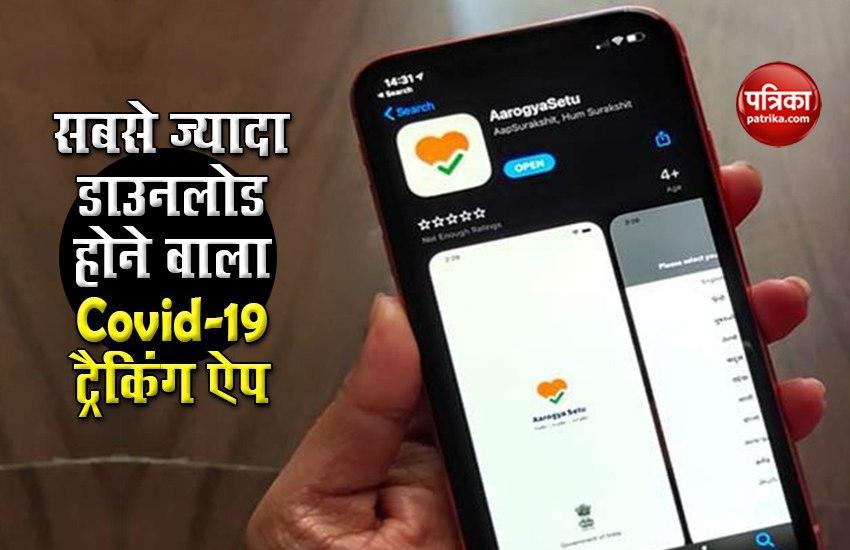 Aarogya Setu World Most Downloaded Covid-19 Tracking App