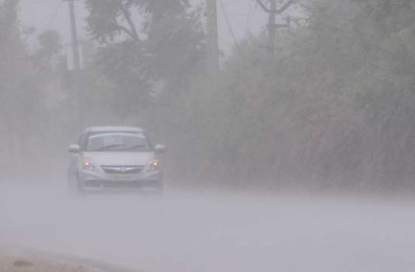 राजस्थान में यहां झूमकर बरसे बादल, तीन दिन आगे भी बरसने की उम्मीद