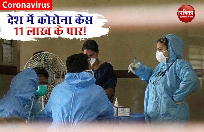 Maharashtra में एक दिन में Coronavirus के रिकॉर्ड तोड़ केस, देश में संक्रमितों की संख्या 11 लाख पार!