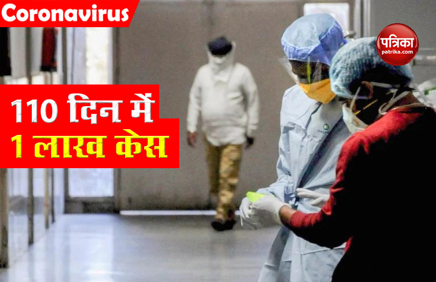 India में Coronavirus ने जानें कैसे पकड़ी रफ्तार, पहले 1 लाख केस 110 दिन में आए