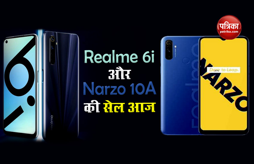 Realme 6i and Realme Narzo 10A Sale Today, Price, Features, Offers