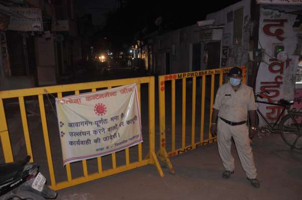 मुरार नदी पार टाल क्षेत्र की गलियां क्वॉरेंटाइन