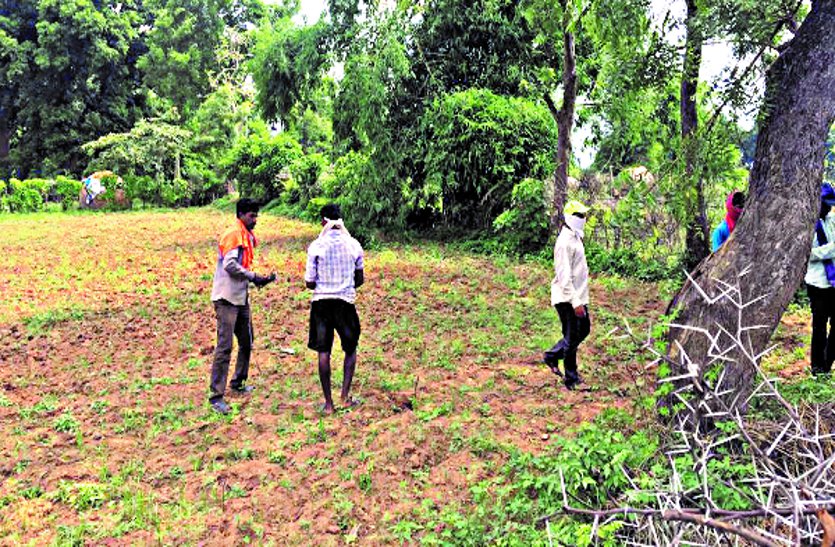 Settlement of Gothan construction dispute, Gauthan to be built in Lalpur, villagers of both villages happy after demarcation ...
