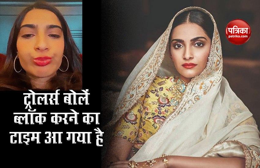 Trollers Troll Sonam Kapoor For Her Funny Video