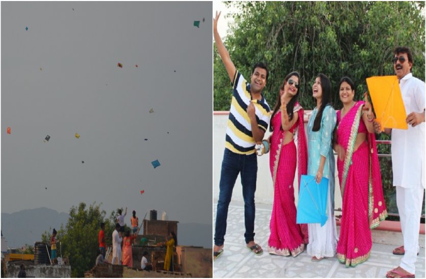 Alwar People Fly Kites On Occasion Of Raksha bandhan