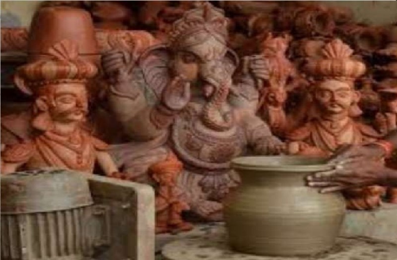 दूर हुई गोरखपुर के टेराकोटा शिल्पकारों की समस्या, बड़े पैमाने पर मिलने लगे ऑर्डर