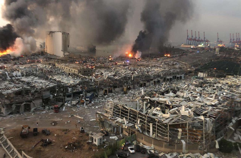 Beirut Explosion : वेल्डिंग की चिंगारी से फटा विस्फोटक !