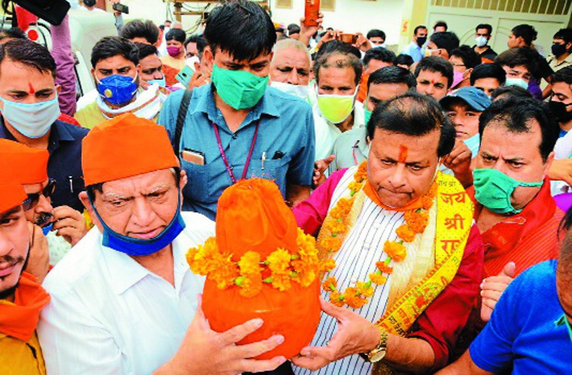 Ayodhya Ram Mandir Bhoomi Pujan : jaybhan singh pawaiya in gwalior 