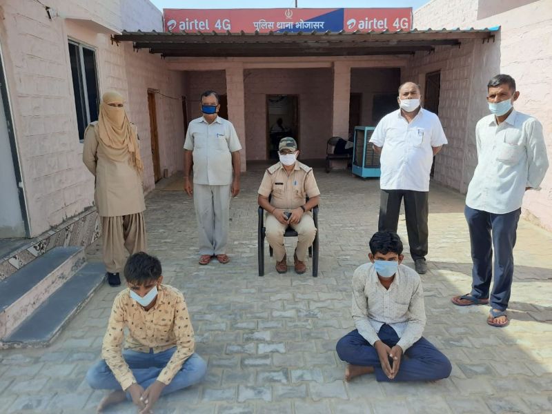 दुकान में गल्ले से रुपए चुराने के दो आरोपी गिरफ्तार