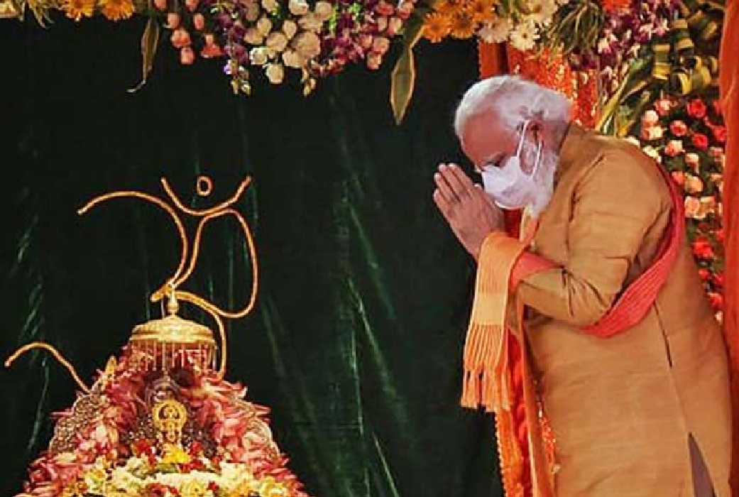 पीएम मोदी ने दिया भक्ति से प्रेम और शक्ति से शासन का संदेश, राम मंदिर के बहाने खींचा भविष्य की राजनीति का खाका