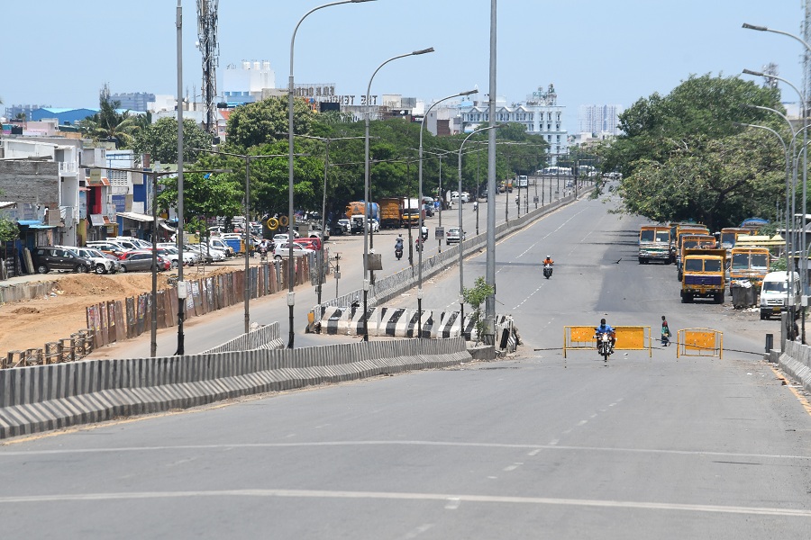 Intense Lockdown In TamilNadu On Sunday To Curb Spread Of COVID-19