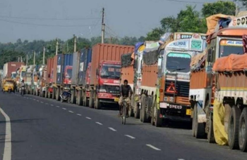 Truck operators strike