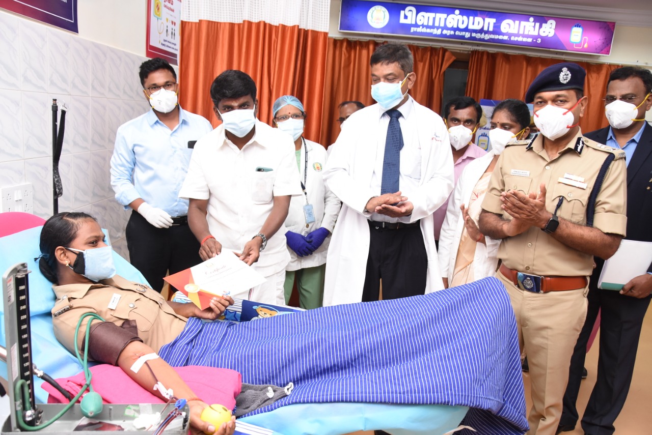 40 Chennai cops donate plasma after recovering from COVID-19