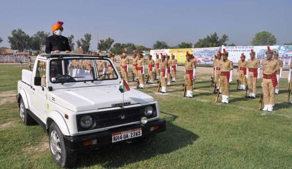 श्रीगंगानगर. स्वतंत्रता दिवस मुख्य समारोह की........खास तस्वीरें