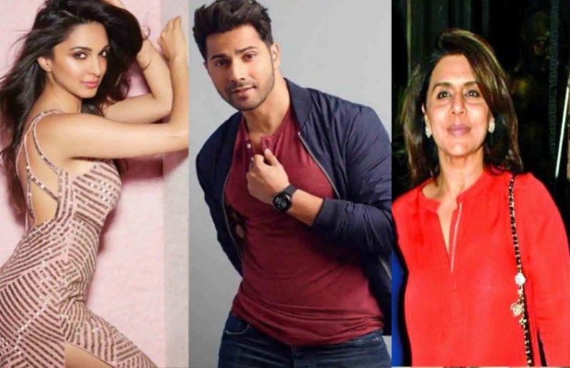 Neetu Singh, Varun Dhawan, Kiara Advani