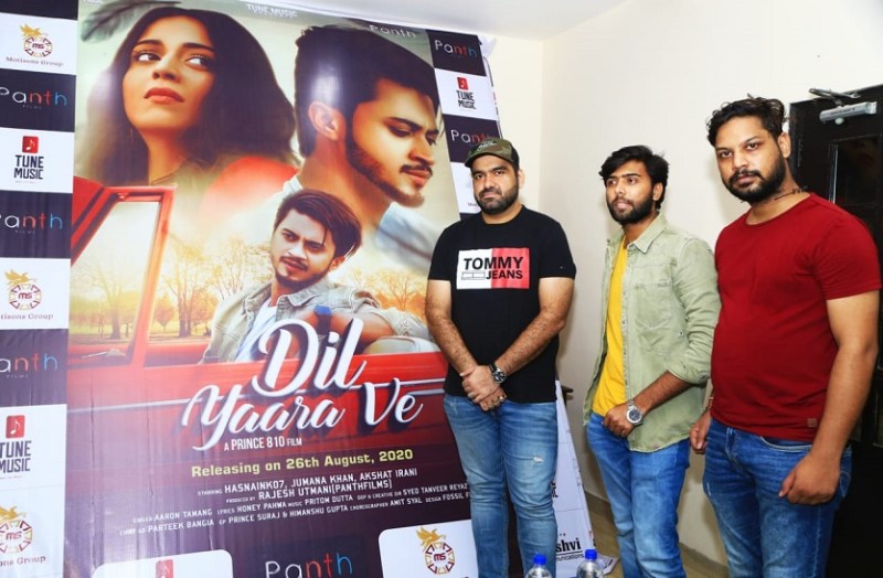 वीडियो सॉन्ग 'दिल यारा वे' 26 अगस्त को होगा रिलीज, हसनैन के, अक्षत ईरानी और जुमन खान पर फिल्माया गया