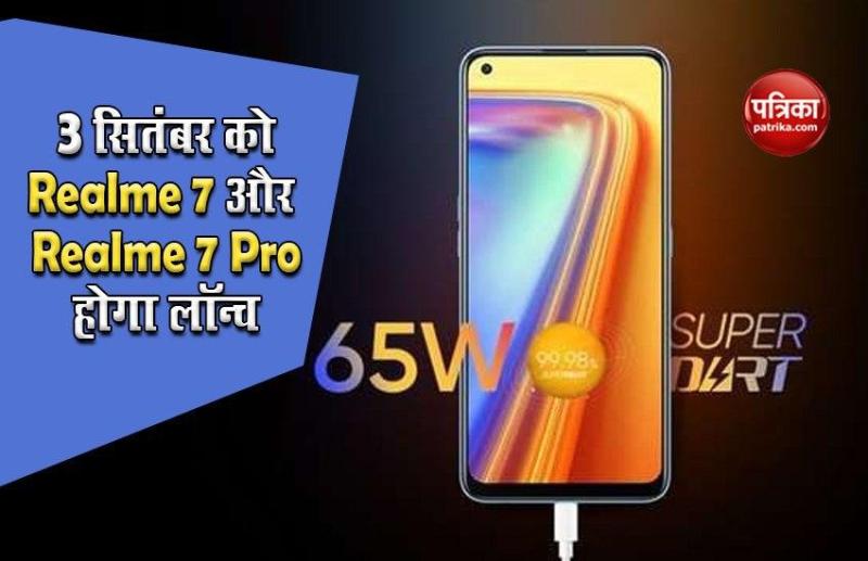 Realme 7 Series will Launch in India on September 3, Check Features