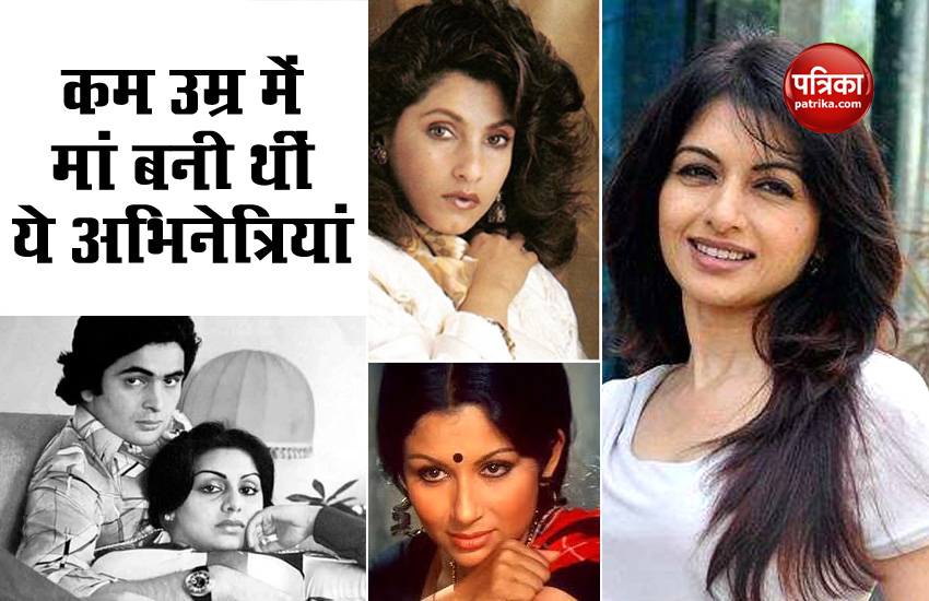 These actresses became mothers at a young age