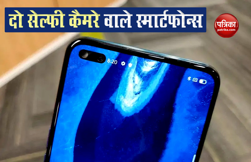 Best Dual Selfie Camera Smartphones in India 2020
